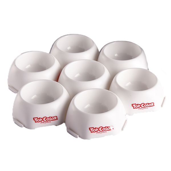 Toy Color - Paint Pots Color Hive - Modular Hexagonal Trays - 7 Pieces