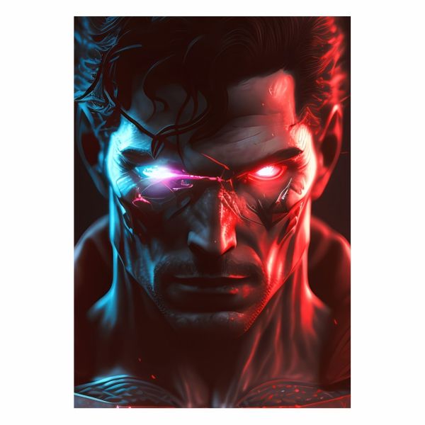 Bad and the Good Superman - A1 Poster