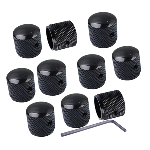 Black Electric Guitar Metal Volume Knob
