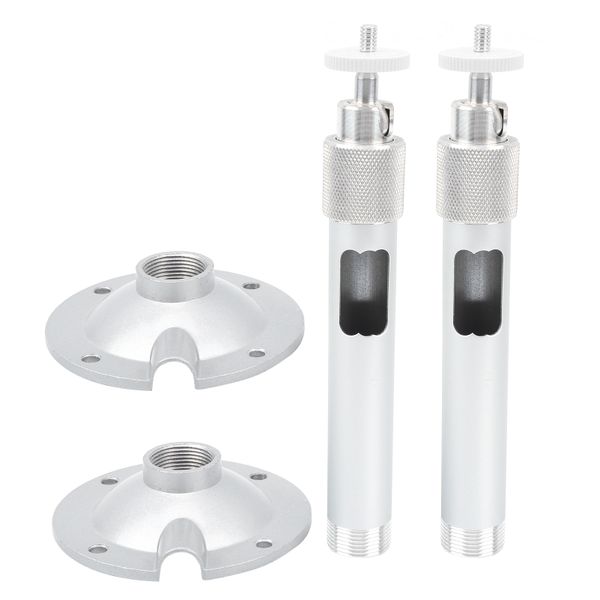 2 Pieces 7.9in Adjustable CCTV Camera Mount Brackets