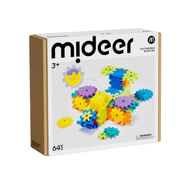 Mideer - Electrogear Electric Gear Building Block Set - 64 Pieces