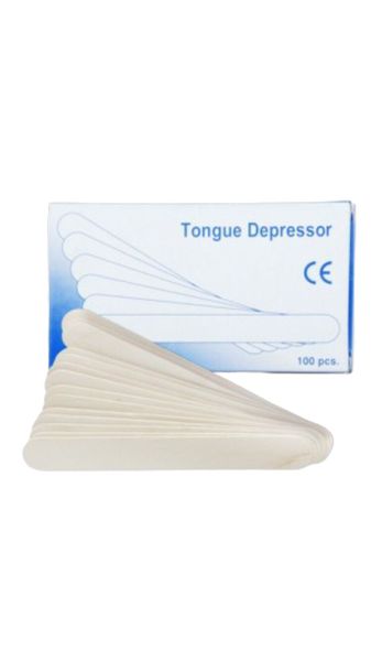 Professional Nail and Beauty Tongue Depressor Large (100) x 5
