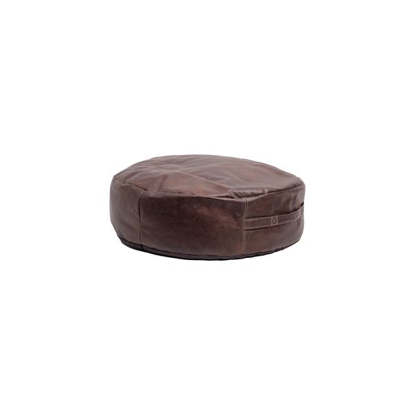 Rogz Dog Bed, Karoo Flat Round Bed, Medium, Brown