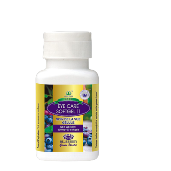 Green World Eye Care Softgel Capsules.
