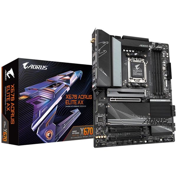 GIGABYTE X670 AORUS ELITE AX DDR5 AMD Socket AM5 Motherboard