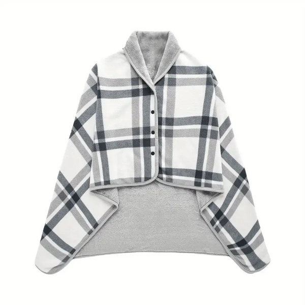 Cozy Wearable Blanket with Sleeves