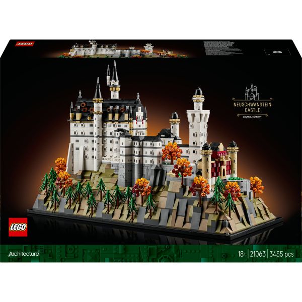 LEGO® Architecture Neuschwanstein Castle Collectible Model Kit for Adults 21063