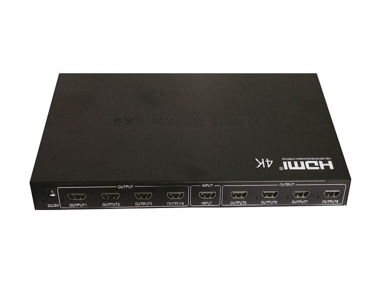 Zatech 1x8 Port HDMI Splitter with 4k Resolution