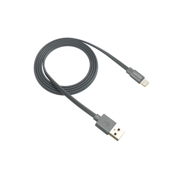 Canyon Apple 8-pin iPhone and iPad Flat Charge and Sync Cable