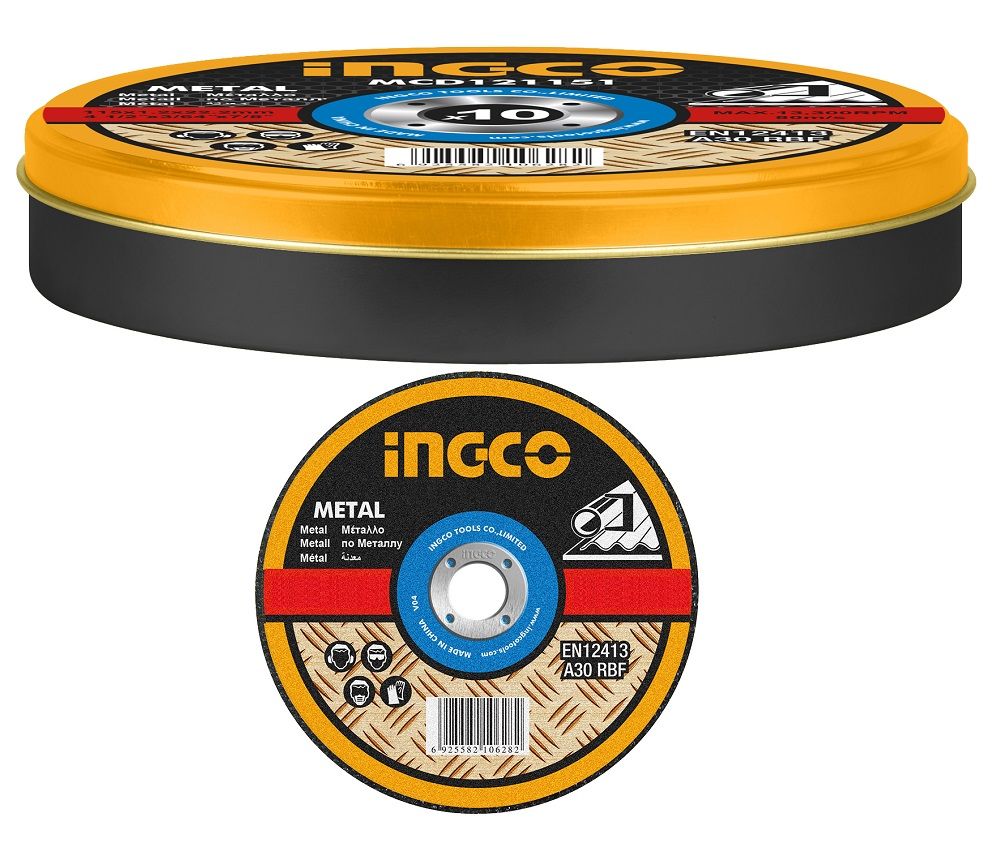 INGCO Abrasive Metal Cutting Disc Set (10 Pieces) 115mm Shop