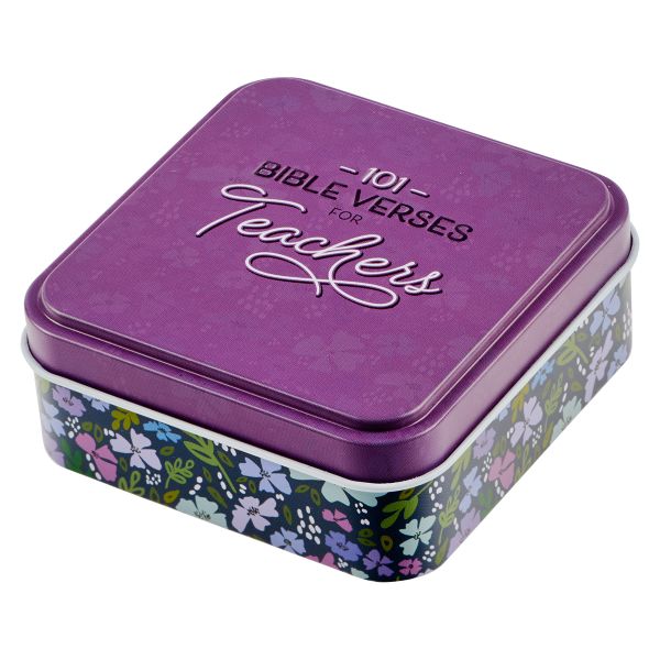 Cards In Tin - 101 Bible Verses For Teachers