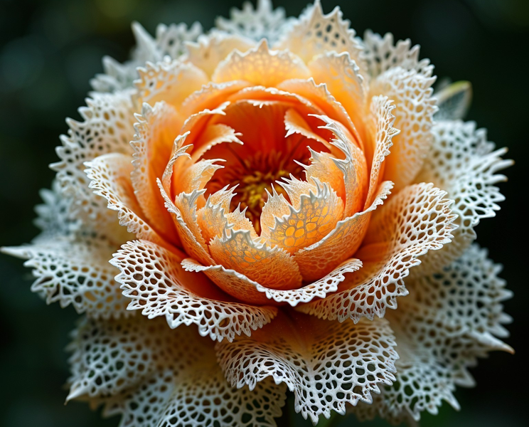 Canvas Wall Art Home Decor - Orange Rose