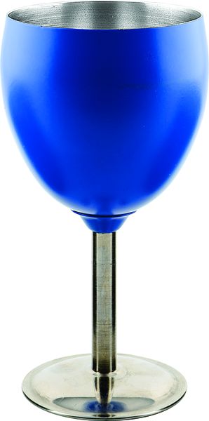 Leisurequip S/Steel Wine Goblet Blue