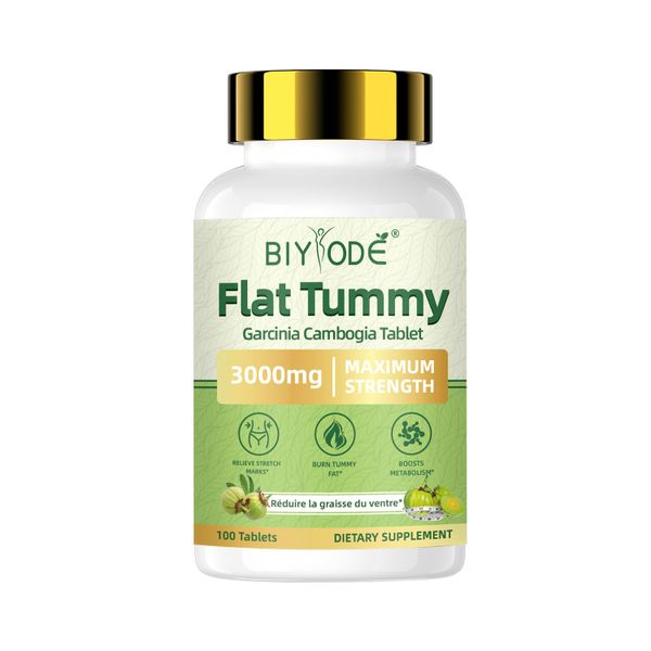 BIYODE 100 Tablets Garcinia Cambogia Flat Tummy