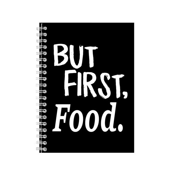 Food Wire Bound Notebook Eating Gift Idea Writing Books A4 Notepad