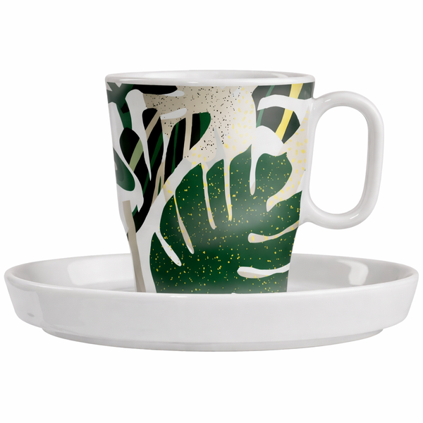 Ritzenhoff Genussklasse No.4 Espresso Cup &amp; Saucer 95ml Porcelain