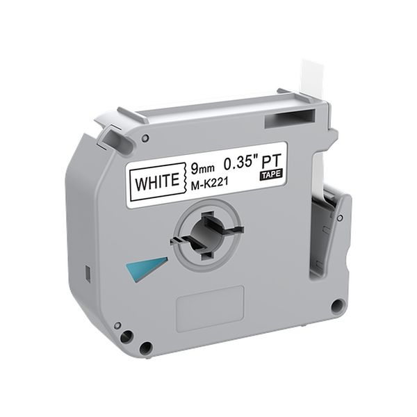 PUTY Compatible Brother M-K221 / MK221 Black on White - 9mm Tape