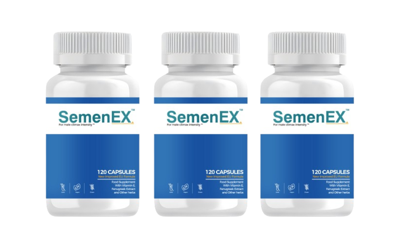 SemenEX - Sperm, Fertility ands volume Enhancer capsules -3 month supply