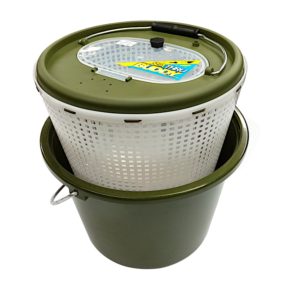 Kingfisher Seathru Buddy Utility Live Bait Bucket - 10L Round