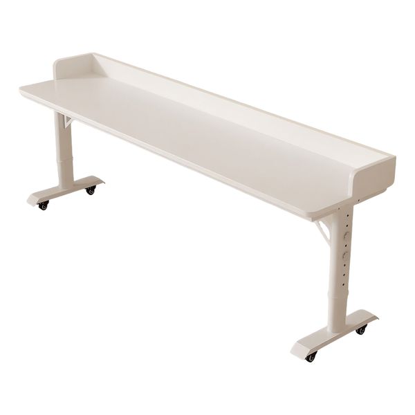 Multi-Functional Rolling Wooden Desk for Bedroom, Living Room, and Office