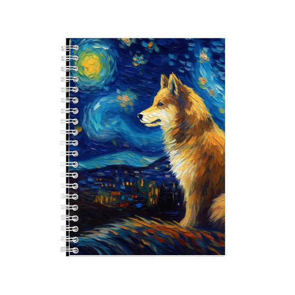 ALASKAN MALAMUTE Starry Night 2 Notebook Gift Idea Notepad Pad 107