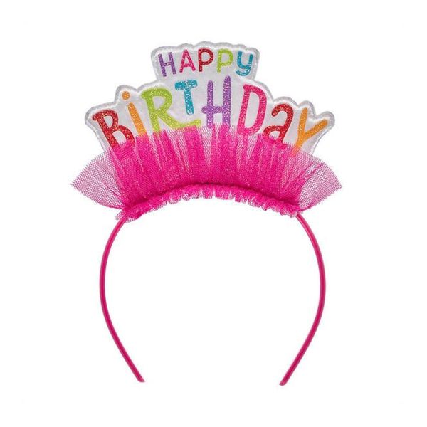 BUILD A BEAR Pink Birthday Headband - 032399
