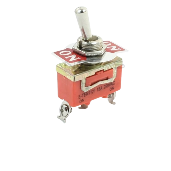 E-TEN1121 SPDT Toggle Switch 15A 250VAC With Waterproof Boot