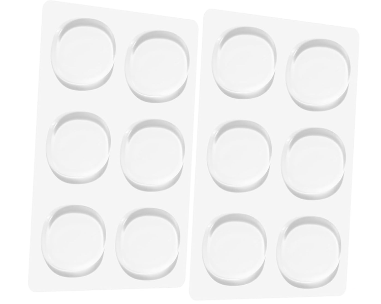 MorFansi 12 of Invisible Gel Massage Stickers for High Heels Heel Pads Self