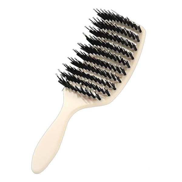 Hair Brush Set, Boar Bristle Beauty Eco Friendly Straw Hairbrush Detangling