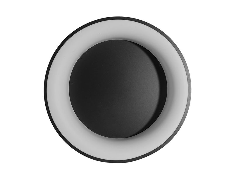 Nova 600mm Black LED Ceiling Light