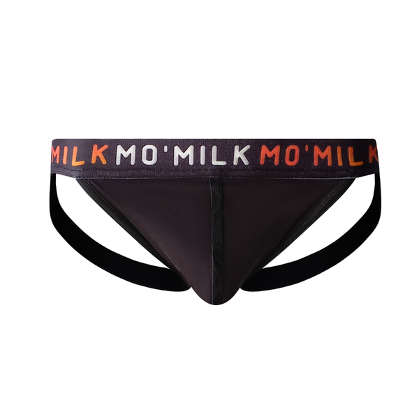 MO'MILK Joey Chai Black Jockstrap