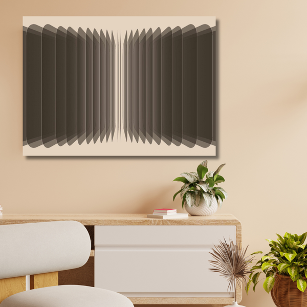 Canvas Wall Art Decor - Living Room Hunter Green Artwork