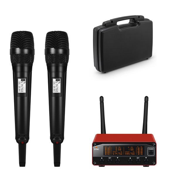 Aluminum professional wireless microphone outdoor livestream USB 5V power