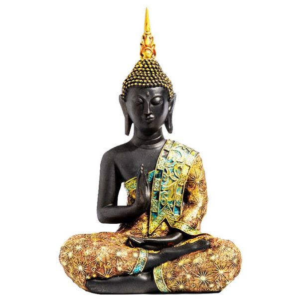 Home Decor Novelty Zen Sitting Buddha Statuette(20cm)
