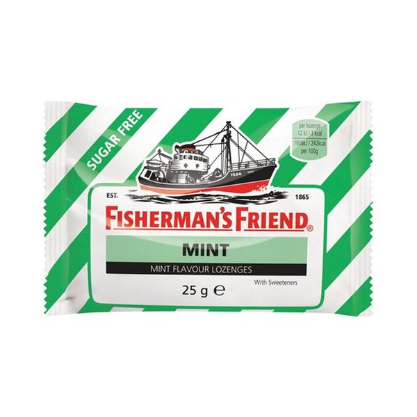 Fisherman's Friend - Mint Green Stripe Lozenges - 1 x 25g