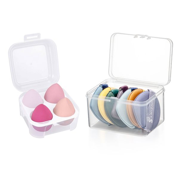 Makeup Beauty Blending Sponge &amp; Air Cushion Powder Puff Set-13 Pieces