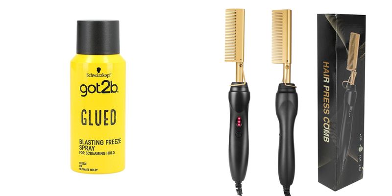 Press Comb and 100ml got2b mini spray combo