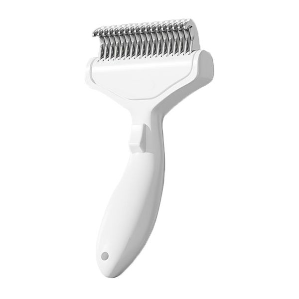 Stainless Steel Dog Grooming Brush - Floating Deshedding Comb