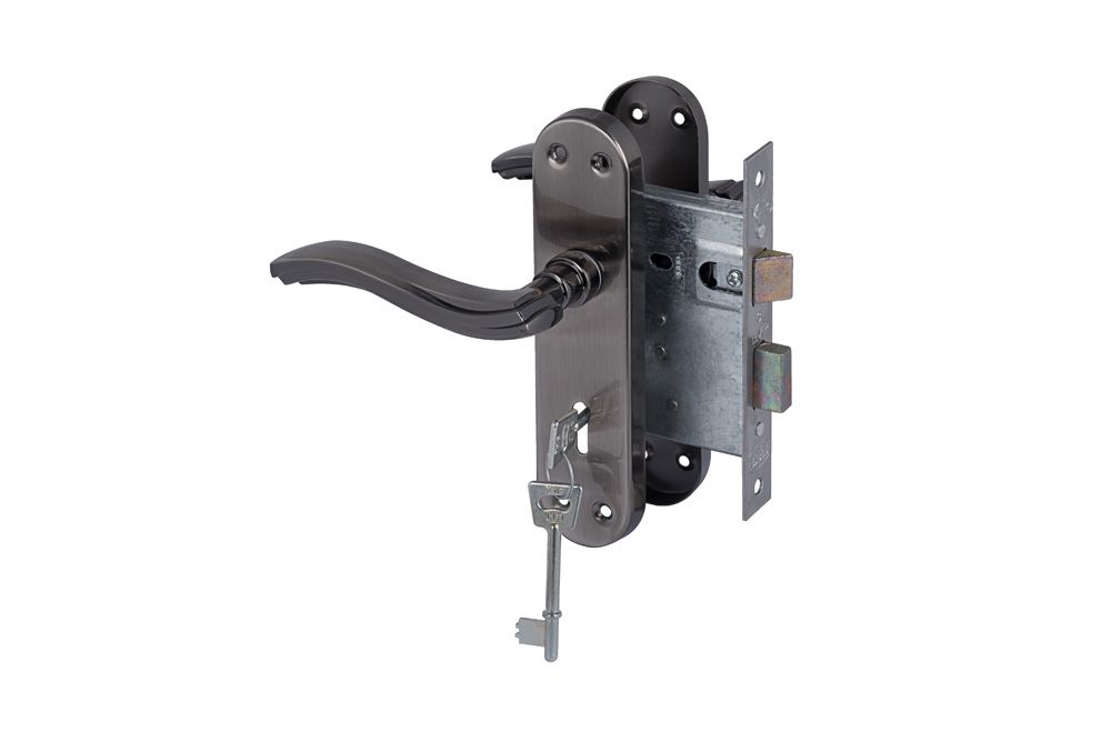 Yale Onda 3 Lever Lockset Satin Black