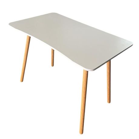 Student Desk Workstation contrast Top - White Image