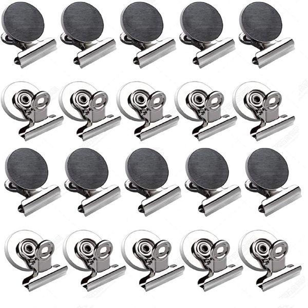 20 Pack Fridge Magnets, Refrigerator Whiteboard Magnet Clips Heavy Duty