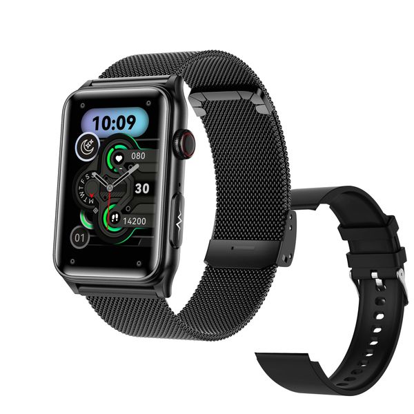 Smart fitness tracker watch with LED flashlight and Bluetooth