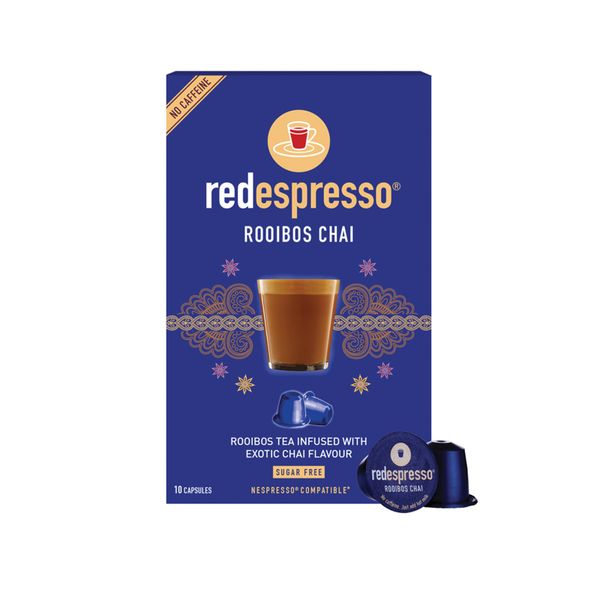 red espresso - 10 Chai Rooibos Nespresso compatible capsules