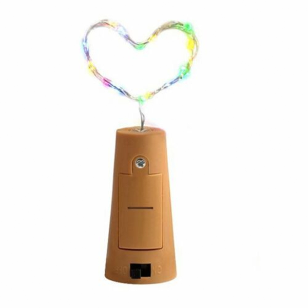 Craft LED Wine Bottle Lights with Cork - Set of 10