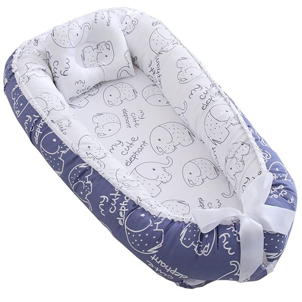 Baby Crib Lounge Bed - Blue