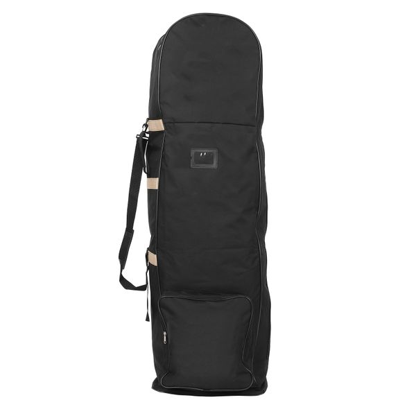 Golf Travel Bag Gold Wheels