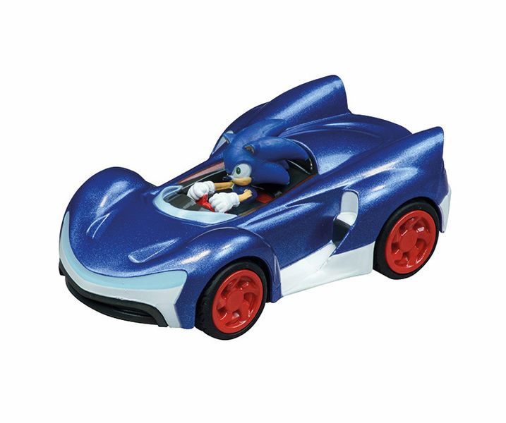 Carrera 1/43 Pull &amp; Speed Sonic Racing (8cm) Sonic Speed Star - Blue