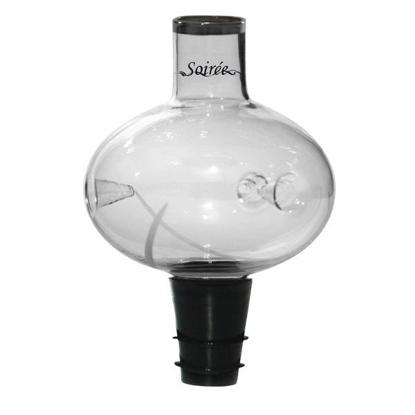 Soireehome In-Bottle Wine Aerator for Red &amp; White Wine - Super Strong Glass