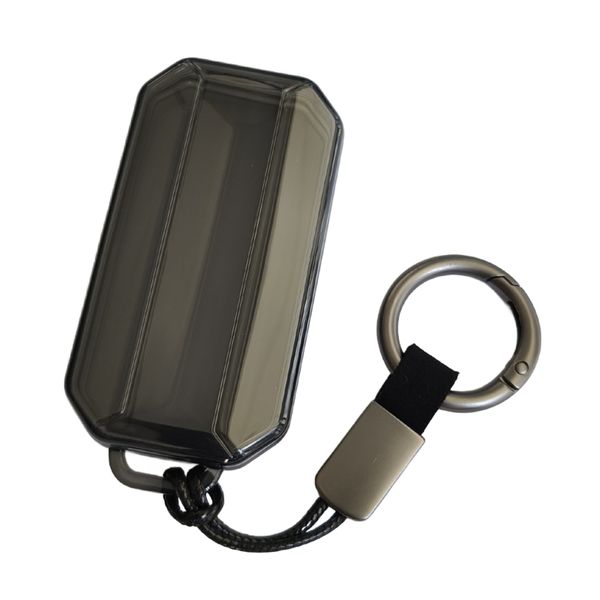 Car Key Remote Cover Compatible for Jaecoo J5 with Keyholder - Clear Black