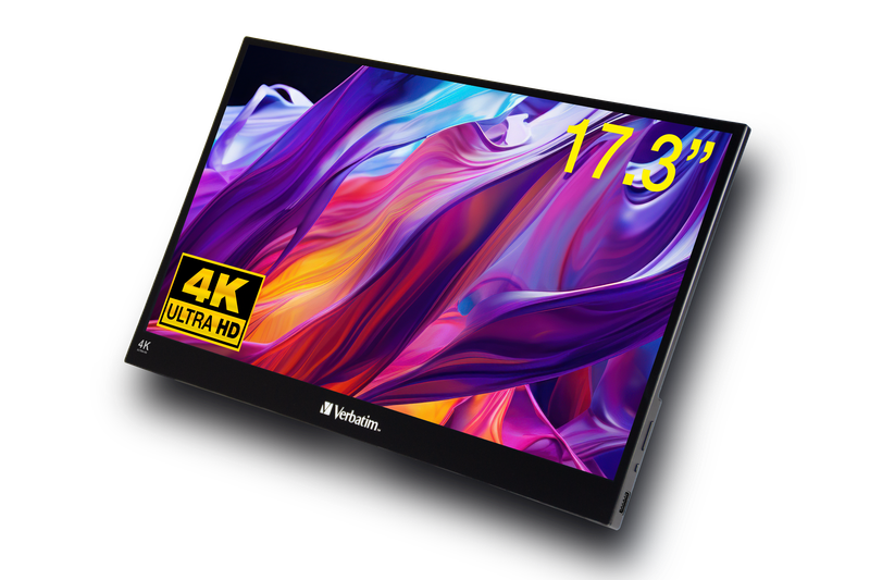 Verbatim Portable Touch Monitor 17.6'' 4k Ultra Mental Housing